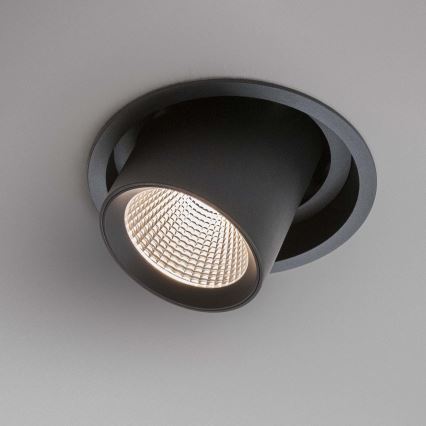 Ideal Lux - LED zapustené bodové svietidlo NOVA LED/12W/230V CRI 90 priemer 11 cm čierne