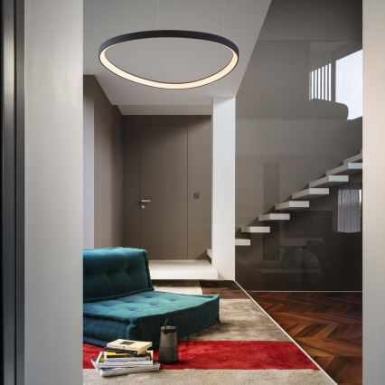Ideal Lux - LED luster na lankách GEMINI LED/36W/230V 2700K priem. 42,5 cm CRI 90 čierna