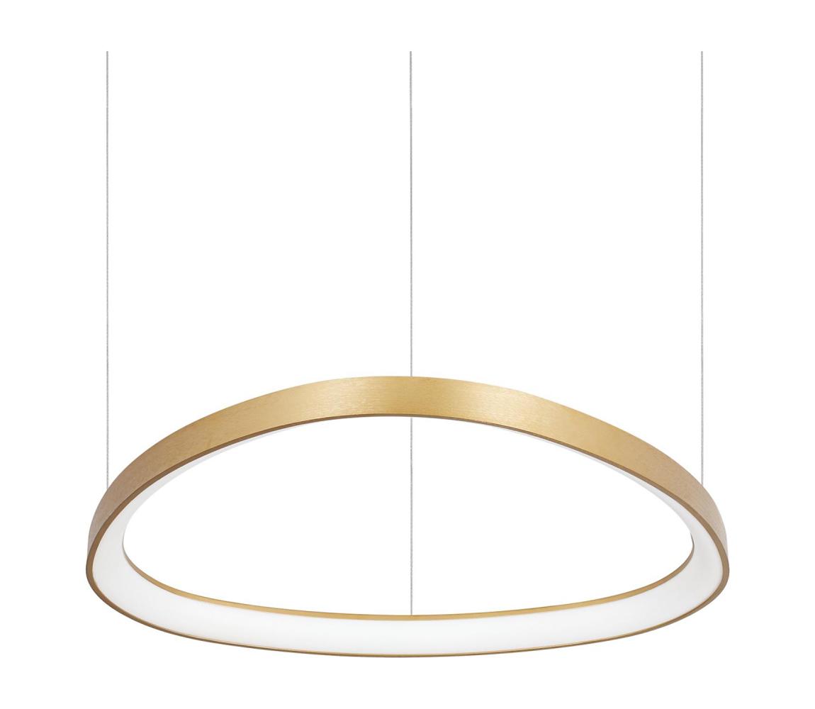 Ideal Lux - LED závesný luster GEMINI LED/47W/230V 2700K pr. 61 cm CRI 90 mosadz 341576