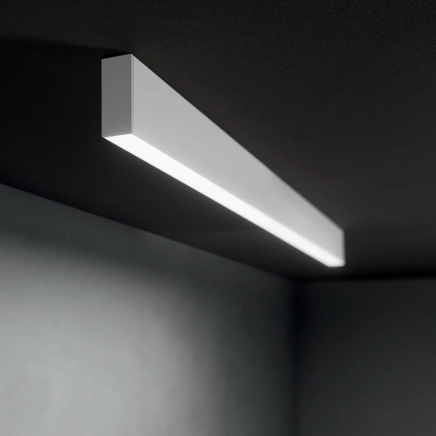 Ideal Lux - LED závesný luster na lane STEEL LED/29W/230V 4000K CRI 90 120 cm biely