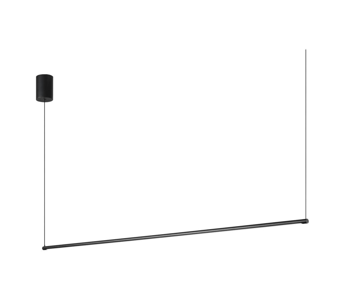 Ideal Lux - LED závesný luster na lanku ESSENCE LED/19W/230V 3000K CRI 90 čierna 285092