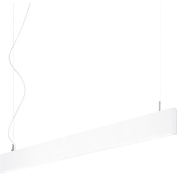 Ideal Lux - LED závesný luster na lanku LINUS LED/32W/230V 4000K CRI 90 120 cm biela