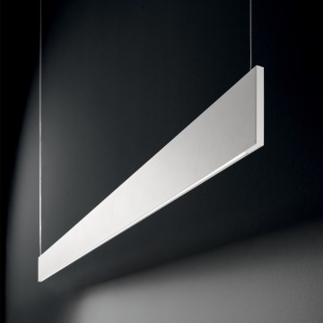 Ideal Lux - LED závesný luster na lanku STEEL LED/24W/230V 3000K CRI 90 120 cm biela