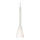 Ideal Lux - Luster FLUT na lanku 1xE14/40W/230V, priemer 10,5 cm, biely