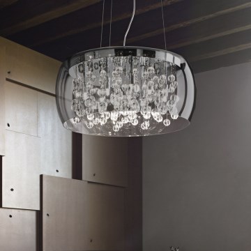 Ideal Lux - Luster na lanku AUDI 5xG9/40W/230V dymová