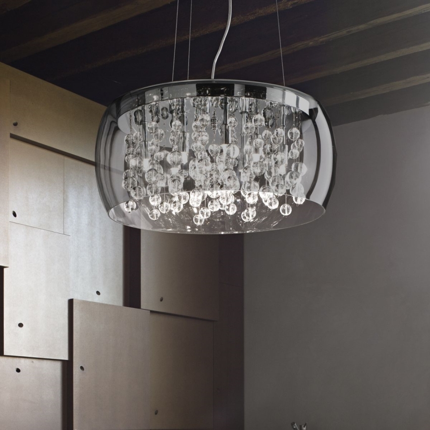 Ideal Lux - Luster na lanku AUDI 5xG9/40W/230V dymová