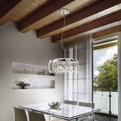 Ideal Lux - Luster na lanku AUDI 8xG9/40W/230V pr. 50 cm