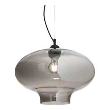 Ideal Lux - Luster na lanku BISTRO 1xE27/60W/230V pr. 40 cm dymová