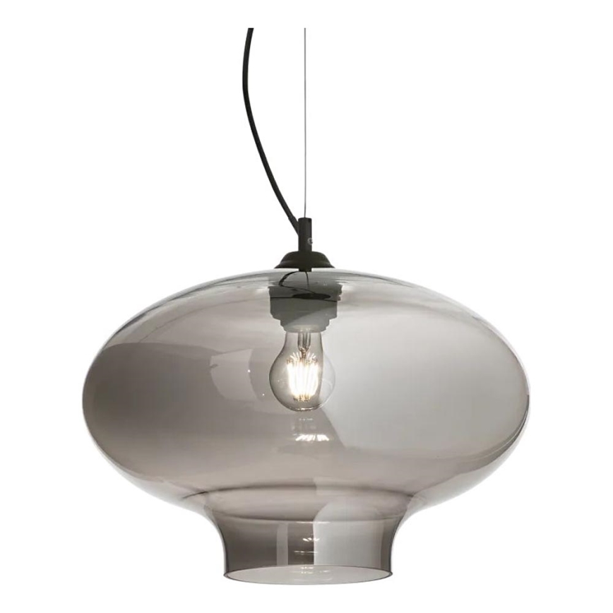 Ideal Lux - Luster na lanku BISTRO 1xE27/60W/230V pr. 40 cm dymová