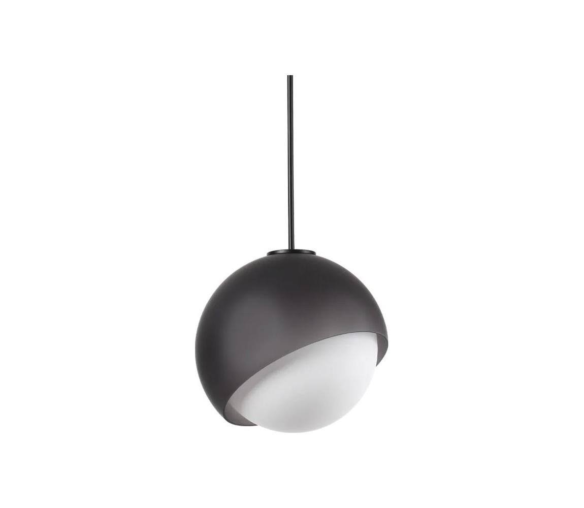Ideal Lux - Luster na lanku BLOOM 1xE27/42W/230V pr. 30 cm čierna 366692