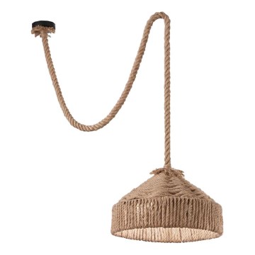 Ideal Lux - Luster na lanku CANAPA 1xE27/15W/230V pr. 41 cm hnedá