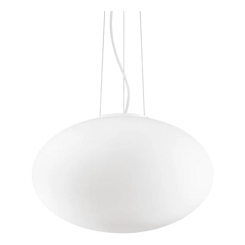 Ideal Lux - Luster na lanku CANDY 1xE27/42W/230V pr. 50 cm biela