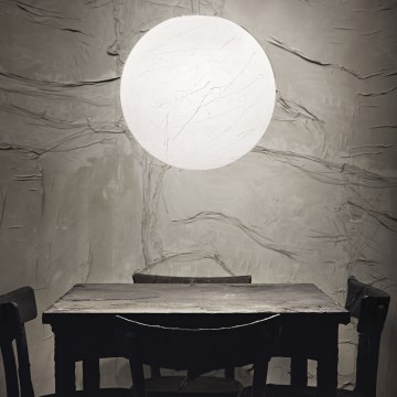 Ideal Lux - Luster na lanku CARTA 1xE27/25W/230V pr. 40 cm biela