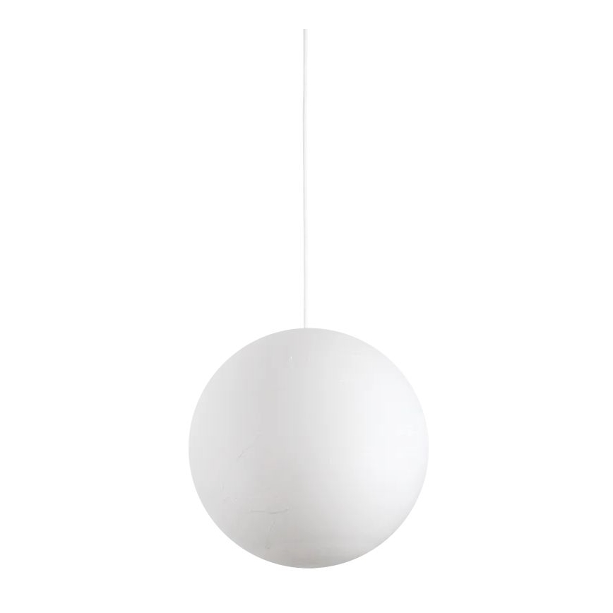 Ideal Lux - Luster na lanku CARTA 1xE27/25W/230V pr. 40 cm biela