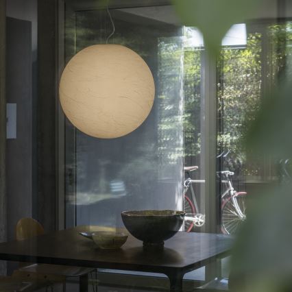 Ideal Lux - Luster na lanku CARTA 1xE27/25W/230V pr. 50 cm biela