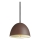 Ideal Lux - Luster na lanku FOLK 1xE27/60W/230V pr. 18 cm hnedá