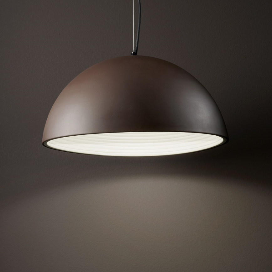 Ideal Lux - Luster na lanku FOLK 1xE27/60W/230V pr. 40 cm hnedá