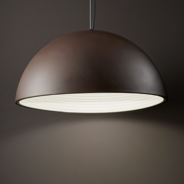 Ideal Lux - Luster na lanku FOLK 1xE27/60W/230V pr. 50 cm hnedá