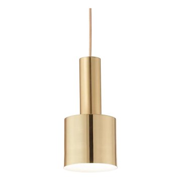Ideal Lux - Luster na lanku HOLLY 1xE27/60W/230V pr. 12 cm mosadz
