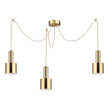 Ideal Lux - Luster na lanku HOLLY 3xE27/60W/230V pavúk mosadz