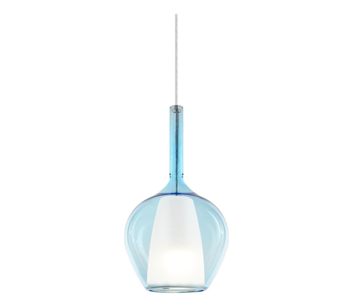 Ideal Lux - Luster na lanku KALIQUE 1xE27/42W/230V pr. 18 cm dymová modrá 359960
