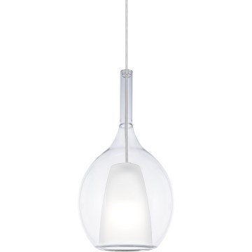 Ideal Lux - Luster na lanku KALIQUE 1xE27/42W/230V, priemer 18 cm, číre