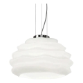 Ideal Lux - Luster na lanku KARMA 1xE27/60W/230V pr. 39 cm biela