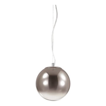 Ideal Lux - Luster na lanku MAPA 1xE27/42W/230V pr. 20 cm šedá/dymová