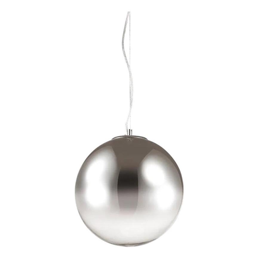 Ideal Lux - Luster na lanku MAPA 1xE27/42W/230V pr. 40 cm šedá/dymová
