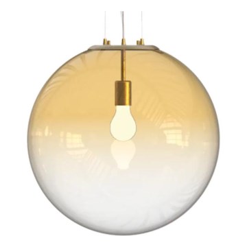 Ideal Lux - Luster na lanku MAPA 1xE27/42W/230V pr. 50 cm zlatá/dymová