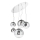 Ideal Lux - Luster na lanku MAPA FADE 5xE27/60W/230V lesklý chróm