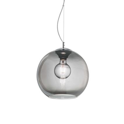 Ideal Lux - Luster na lanku NEMO 1xE27/42W/230V pr. 30 cm dymová