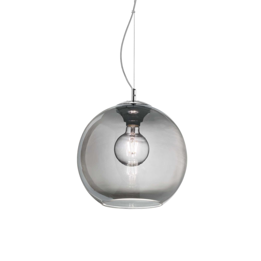 Ideal Lux - Luster na lanku NEMO 1xE27/42W/230V pr. 30 cm dymová