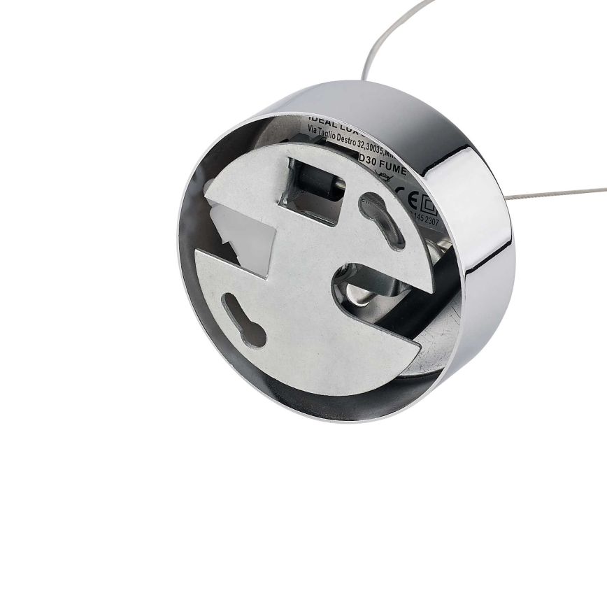 Ideal Lux - Luster na lanku NEMO 1xE27/42W/230V pr. 30 cm dymová