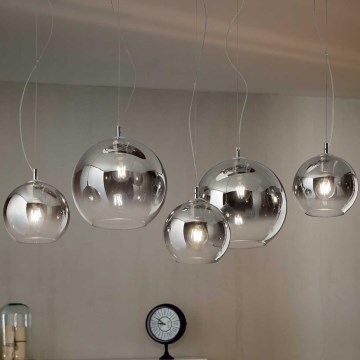 Ideal Lux - Luster na lanku NEMO PLUS 5xE27/42W/230V dymová