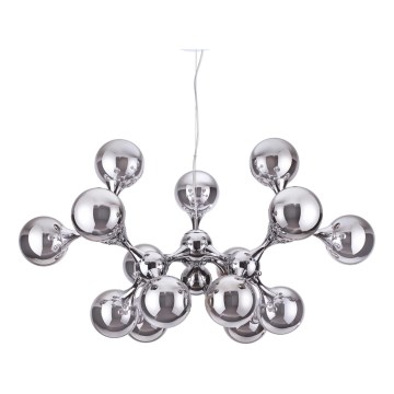 Ideal Lux - Luster na lanku NODI 15xE14/28W/230V priemer 105 cm lesklý chróm