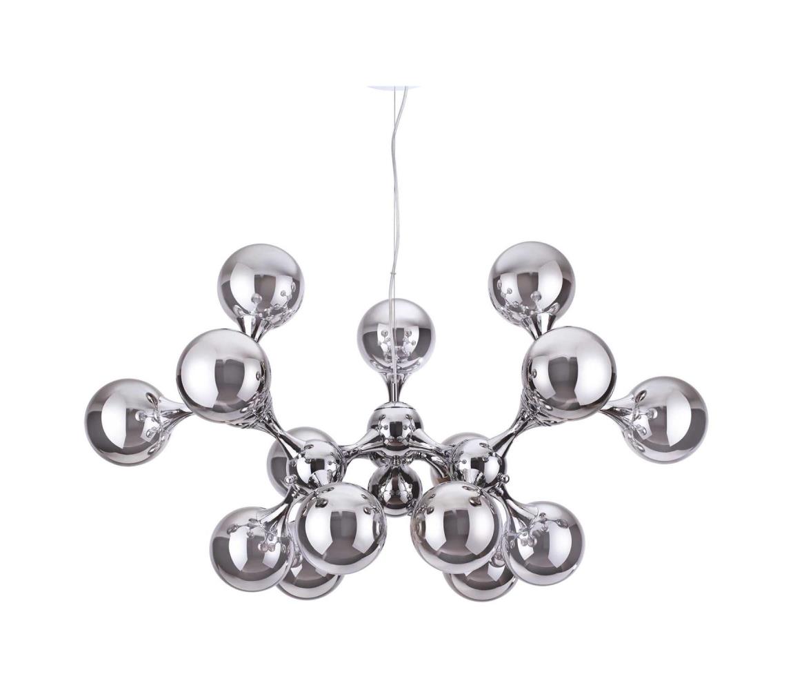 Ideal Lux - Luster na lanku NODI 15xE14/28W/230V priemer 105 cm lesklý chróm 200491