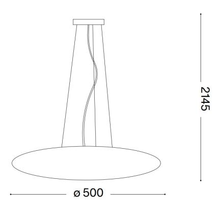 Ideal Lux - Luster na lanku SMARTIES 3xE27/42W/230V 50 cm