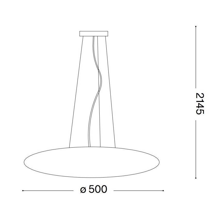 Ideal Lux - Luster na lanku SMARTIES 3xE27/42W/230V 50 cm