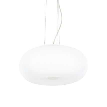 Ideal Lux - Luster na lanku ULISSE 3xE27/60W/230V pr. 42 cm biely