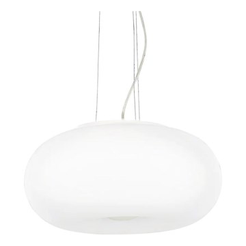 Ideal Lux - Luster na lanku ULISSE 3xE27/60W/230V pr. 52 cm biela