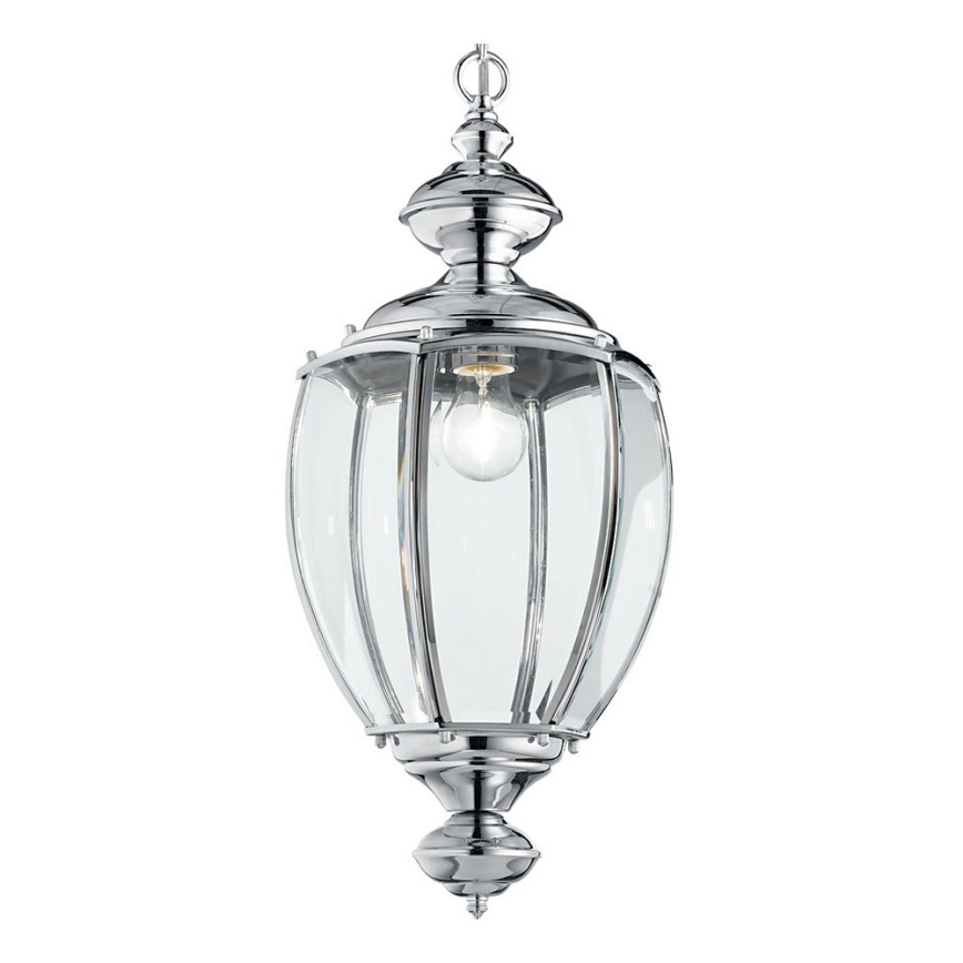 Ideal Lux - Luster na reťazi 1xE27/60W/230V lesklý chróm