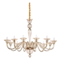 Ideal Lux - Luster na reťazi BRIGITTA 12xE14/40W/230V pr. 120 cm mosadz