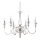 Ideal Lux - Luster na reťazi DOGE 6xE14/40W/230V pr. 75 cm lesklý chróm