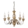 Ideal Lux - Luster na reťazi FIRENZE 5xE14/40W/230V pr. 55 cm zlatá