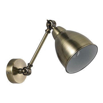 Ideal Lux - Nástenná lampa 1xE27/60W/230V bronzová