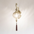 Ideal Lux - Nástenná lampa HAREM 1xE27/42W/230V mosadz