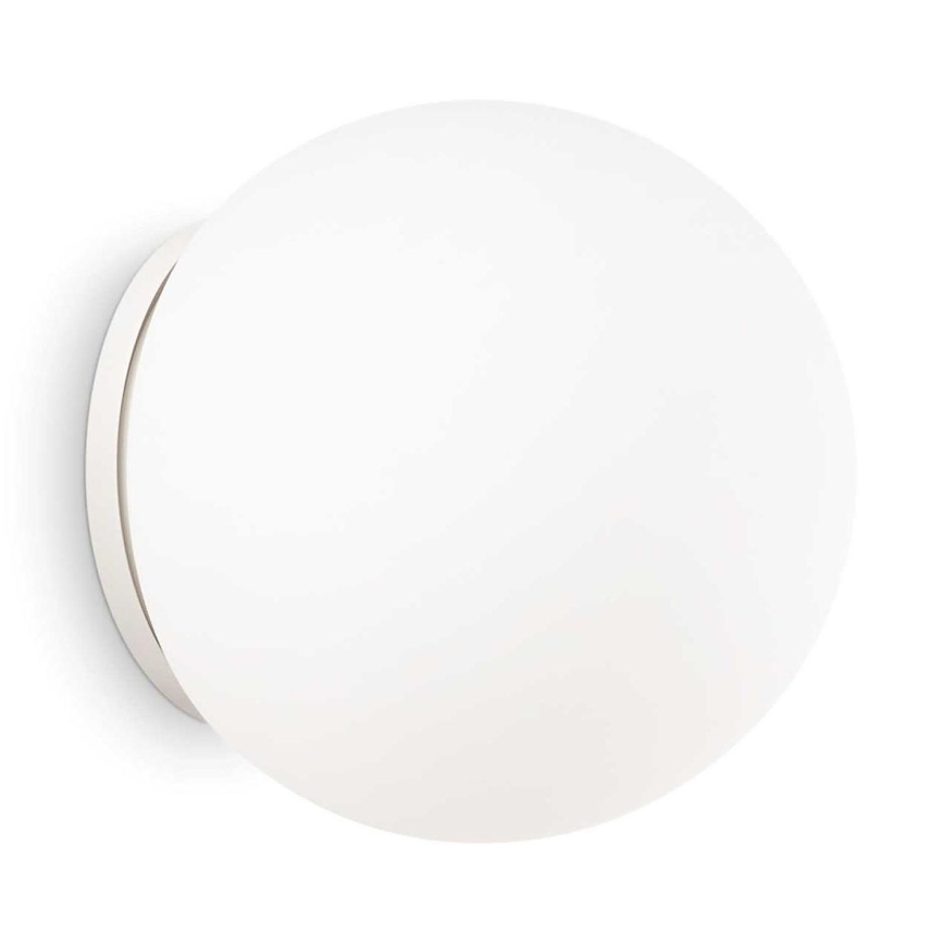 Ideal Lux - Nástenné svietidlo MAPA 1xE27/42W/230V pr. 30 cm biele