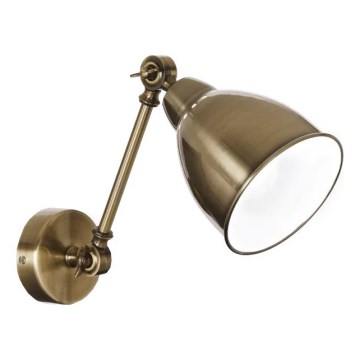 Ideal Lux - Nástenné svietidlo NEWTON 1xE27/42W/230V bronzové