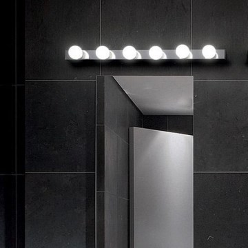 Ideal Lux - Nástenné svietidlo PRIVE 6xE14/40W/230V lesklý chróm